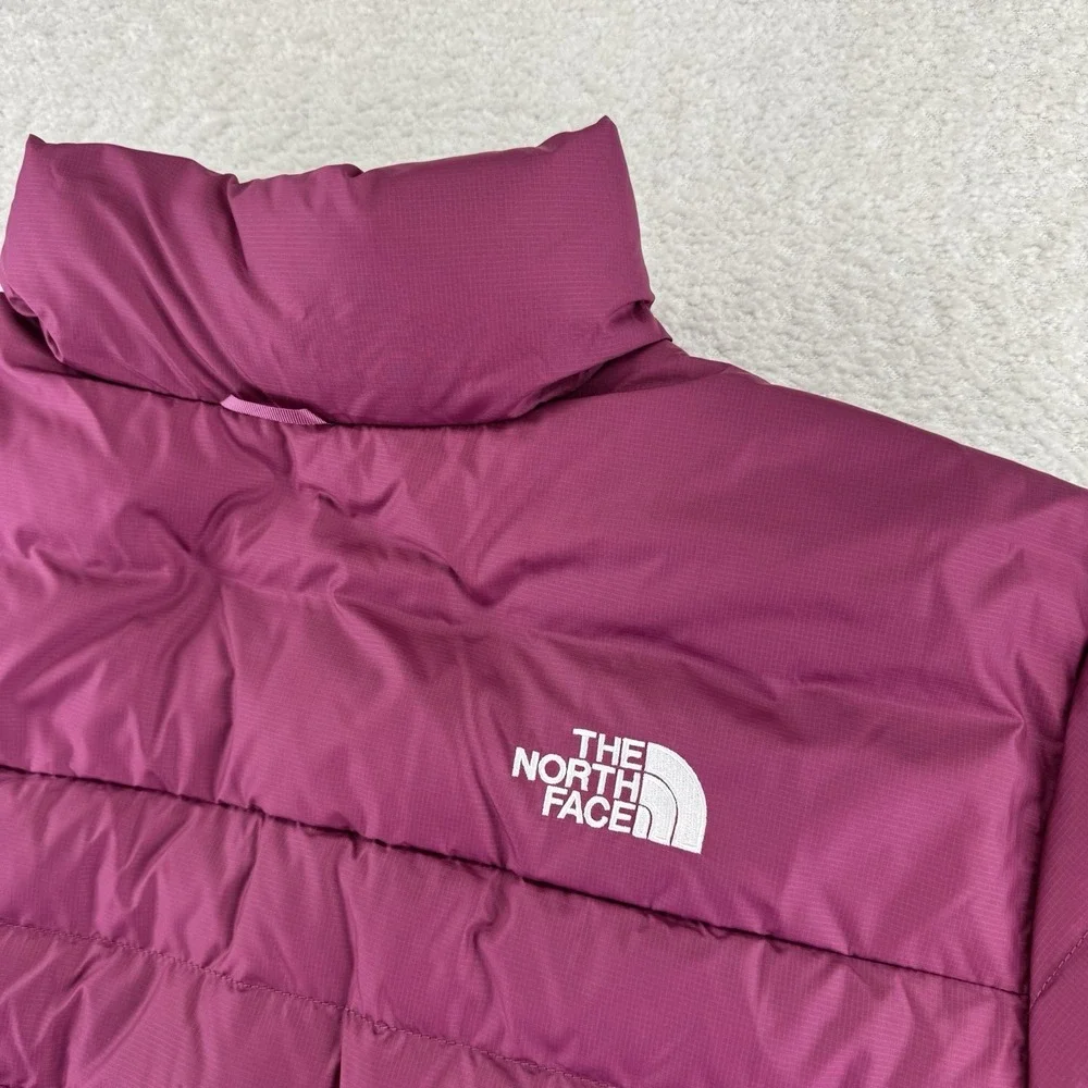 The North Face Minoqua Down Puffer Jacket Mens Large Cyber Berry Pink $220